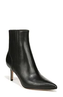 Veronica Beard Lisa 70mm Pointed Toe Bootie in Black Leather at Nordstrom, Size 8.5