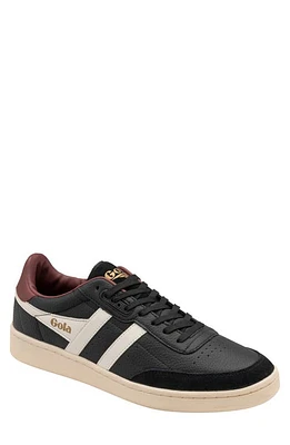 Gola Contact Sneaker Black/White/Burgundy/Gum at Nordstrom,