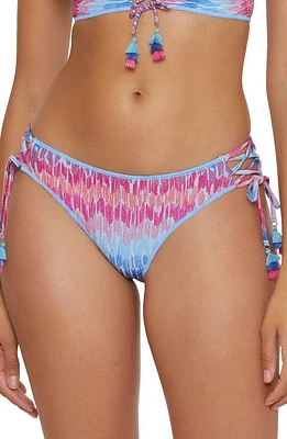 Becca Joshua Tree Metallic Hipster Bikini Bottoms Blue Multi at Nordstrom,