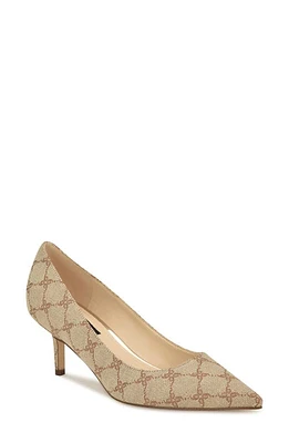 Nine West Arlene Pointed Toe Pump Light Brown at Nordstrom,