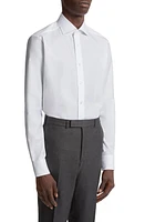 ZEGNA Centoventimila Couture Tonal Microstripe Button-Up Shirt at Nordstrom