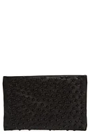 AllSaints Bettina Star Leather Clutch in Black at Nordstrom