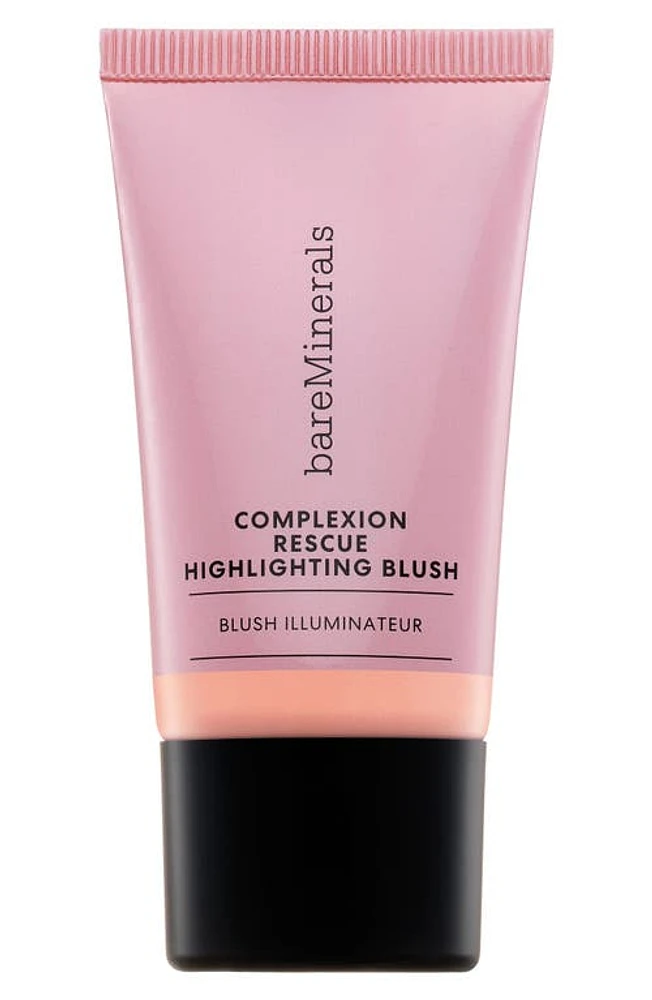 bareMinerals Complexion Rescue Liquid Highlighting Blush in Peach Glow at Nordstrom