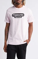 PLEASURES Fanclub Cotton Graphic T-Shirt Pink at Nordstrom,