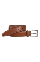 Johnston & Murphy Kids' Topstitch Leather Belt Tan at Nordstrom,