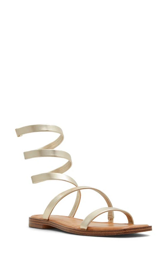 ALDO Spinella Strappy Sandal Gold at Nordstrom,