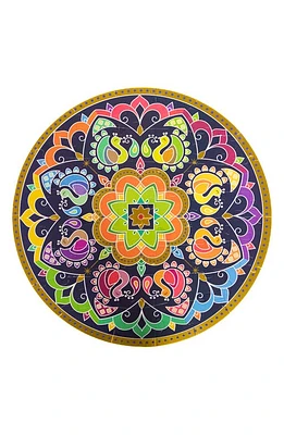 KULTURE KHAZANA Rangoli Mandala Circular 48-Piece Floor Puzzle in Multicolor at Nordstrom