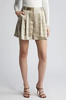 KOBI HALPERIN Jaynie Satin Shorts Fawn at Nordstrom,