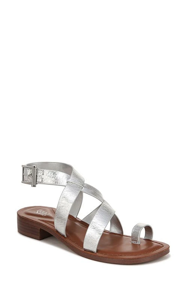 Franco Sarto Ina Toe Loop Sandal Silver at Nordstrom,