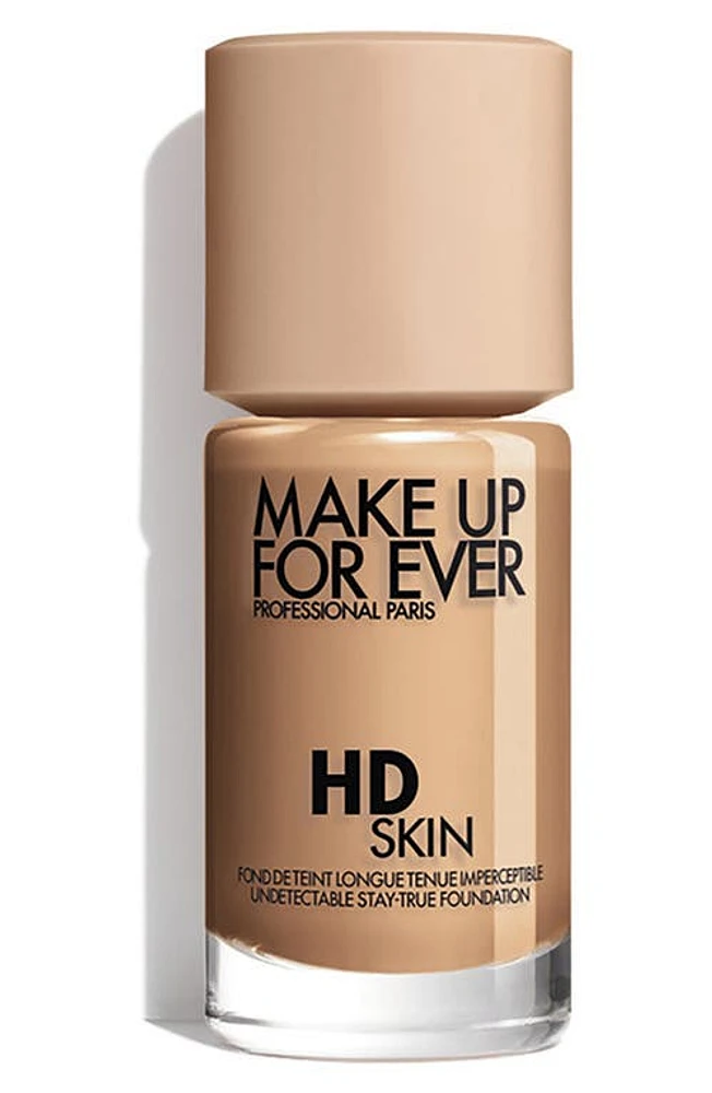 Make Up For Ever HD Skin Waterproof Natural Matte Foundation in 2Y32 at Nordstrom, Size 1.01 Oz