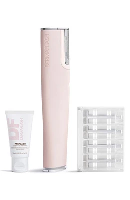 DERMAFLASH LUXE+ Advanced Sonic Dermaplaning & Peach Fuzz Removal Set in Blush at Nordstrom