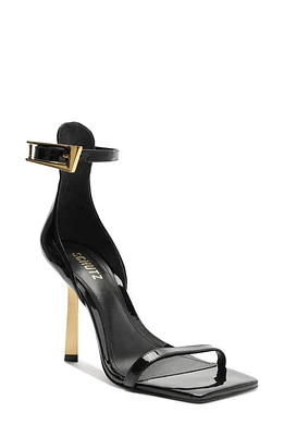 Schutz Ciara Ankle Strap Sandal Black at Nordstrom,