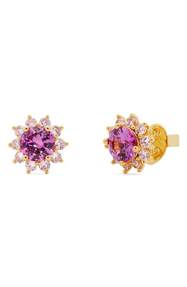 Kate Spade New York halo stud earrings in Pink Multi at Nordstrom