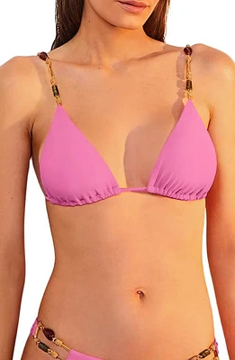 ViX Swimwear Kaia Paral Beaded Triangle Bikini Top at Nordstrom