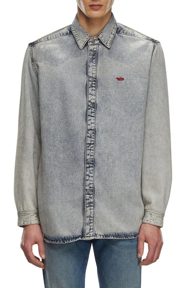 DIESEL Simply Denim Button-Up Shirt at Nordstrom,