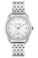 Joseph Bulova Commodore Bracelet Watch in Silver-Tone at Nordstrom