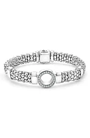 LAGOS Caviar Spark Diamond Rope Bracelet in Silver Diamond at Nordstrom, Size 6