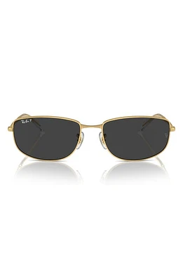 Ray-Ban 56mm Irregular Gold at Nordstrom