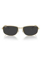 Ray-Ban 56mm Irregular Gold at Nordstrom