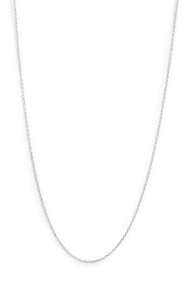 Anzie Sterling Silver Chain Necklace at Nordstrom, Size 17