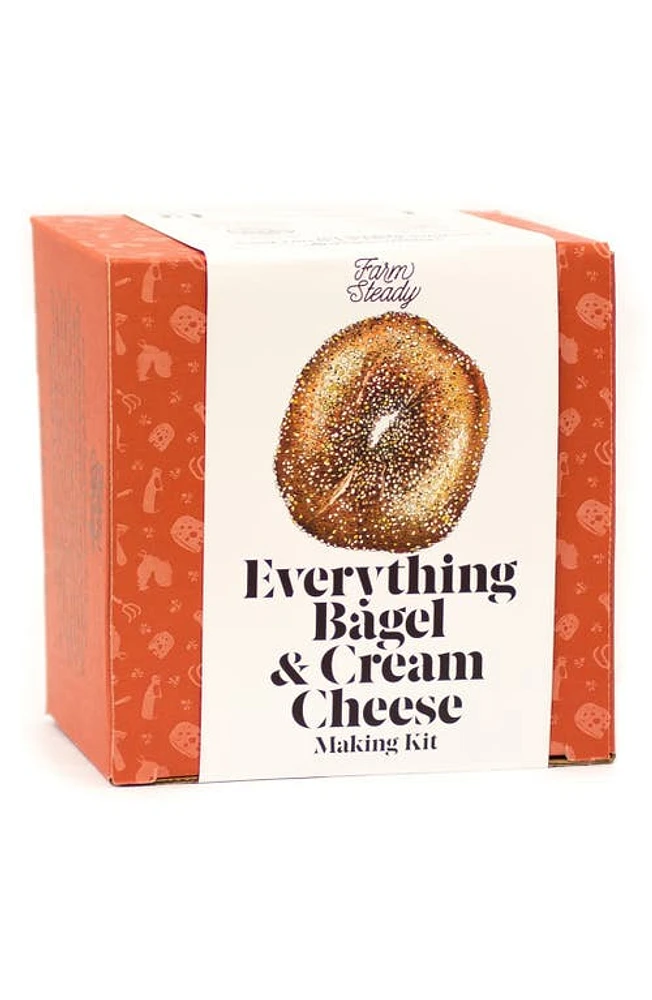 Brooklyn Brew Shop FarmSteady Bagel & Cream Cheese Making Kit in Brown at Nordstrom