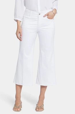 NYDJ Brigitte Frayed High Waist Wide Leg Capri Jeans at Nordstrom,