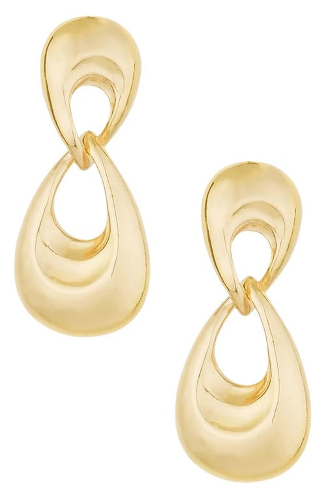 Ettika Infinity Drop Earrings in Gold at Nordstrom