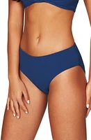 Sea Level Mid Bikini Bottoms in Ocean Blue at Nordstrom, Size 14 Us