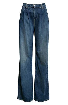 Nili Lotan Flora High Waist Trouser Jeans Classic Wash at Nordstrom,