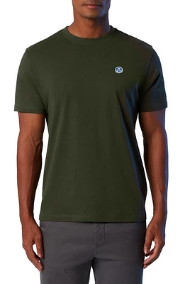 NORTH SAILS Logo Embroidered T-Shirt Forest Night at Nordstrom,