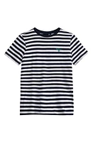 Barbour Kids' Finley Stripe T-Shirt Navy at