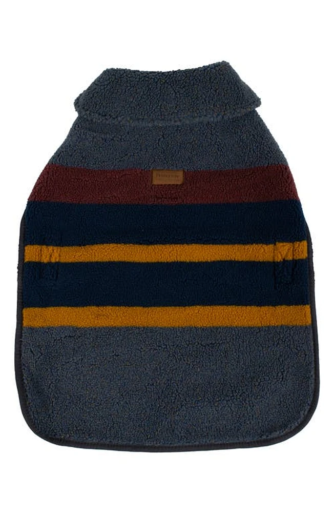 Pendleton Yakima Camp Fleece Dog Jacket in Lake at Nordstrom