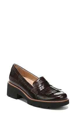 Naturalizer Darcy Fringe Leather Loafer Cinnamon Patent at Nordstrom,