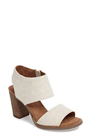 TOMS Majorca Block Heel Sandal Natural at Nordstrom,