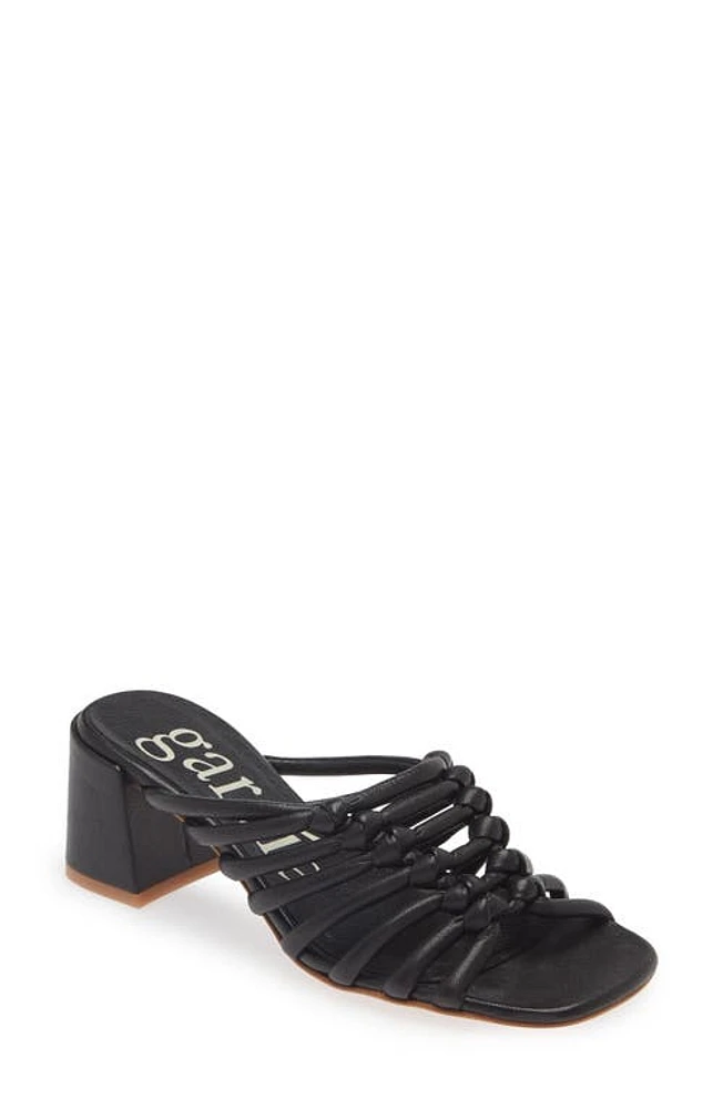 Pedro Garcia Utedal Water Resistant Slide Sandal Black Soft Kid at Nordstrom,