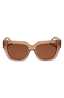 DIFF Remi II 53mm Polarized Square Sunglasses in Taupe/Brown at Nordstrom