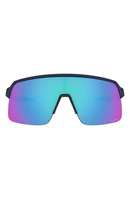 Oakley Sutro Lite 139mm Prizm Semi Rimless Wrap Shield Sunglasses in Matte Navy/Prizm Sapphire at Nordstrom