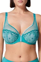 Simone Perele Delice Sheer Underwire Plunge Bra at Nordstrom,