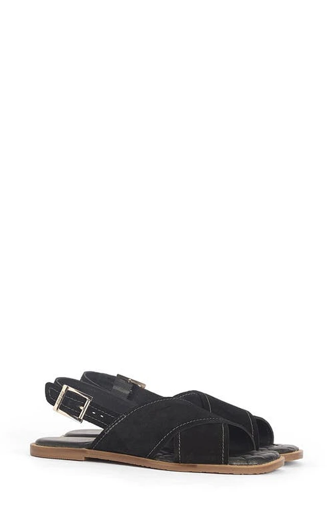 Barbour Annie Slingback Sandal Black at Nordstrom,