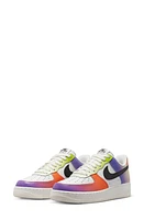 Nike Air Force 1 Low Sneaker in Summit White/Black/Mandarin at Nordstrom, Size 10.5