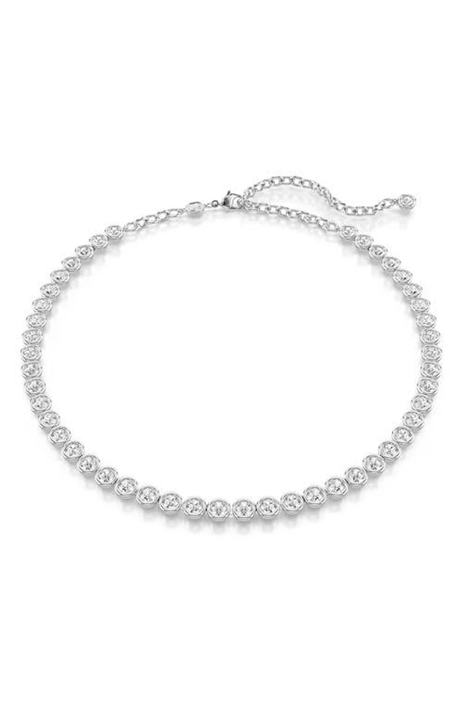 Swarovski Imber Tennis Necklace in Silver at Nordstrom