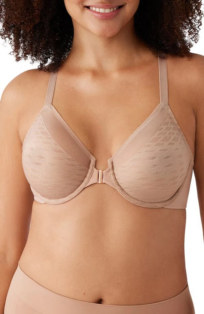 Wacoal Elevated Allure Underwire Front Close Racerback Bra at Nordstrom,