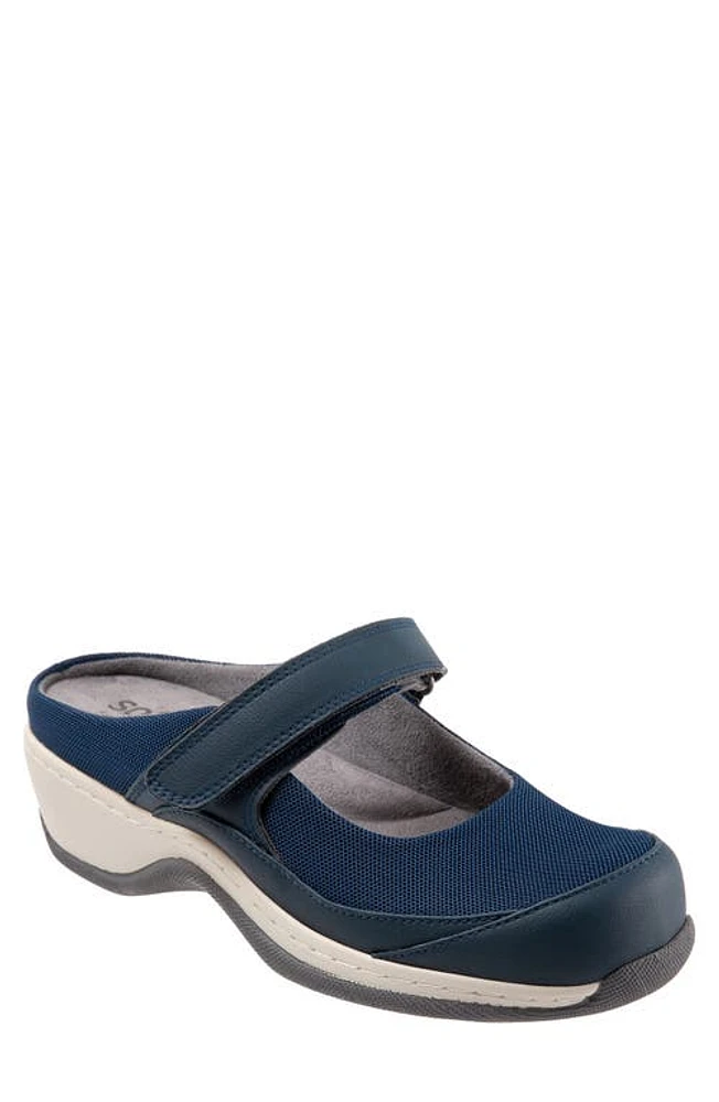 SoftWalk Arcadia Mary Jane Flat Navy at Nordstrom,