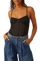 Free People Shimmer Night Rhythm Corset Bodysuit at Nordstrom,