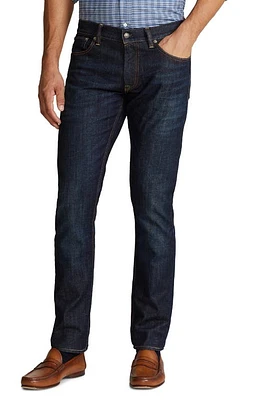 Ralph Lauren Purple Label Slim Straight Leg Jeans Dark Blue Indigo at Nordstrom,