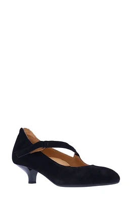 L'Amour des Pieds Kayva Asymmetric Kitten Heel Pump Black at Nordstrom,