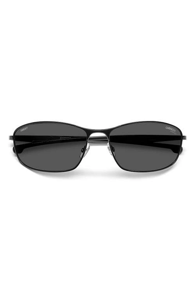 Carrera Eyewear x Ducati 64mm Rectangular Sunglasses in Black/Grey at Nordstrom