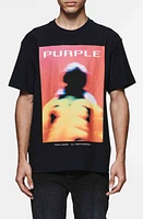 PURPLE BRAND Textured Cotton Jersey Graphic T-Shirt at Nordstrom