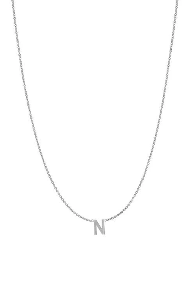 BYCHARI Initial Pendant Necklace in 14K Gold-N at Nordstrom