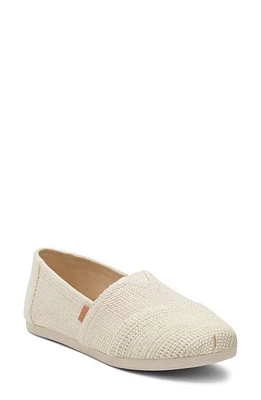 TOMS Classic Alpargata Slip-On Natural at Nordstrom,